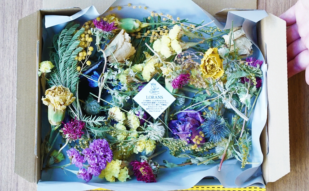 溢れるBOXフラワー